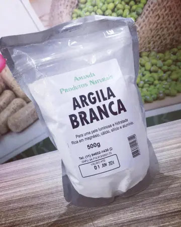 Argila Branca - Amanda - 500g