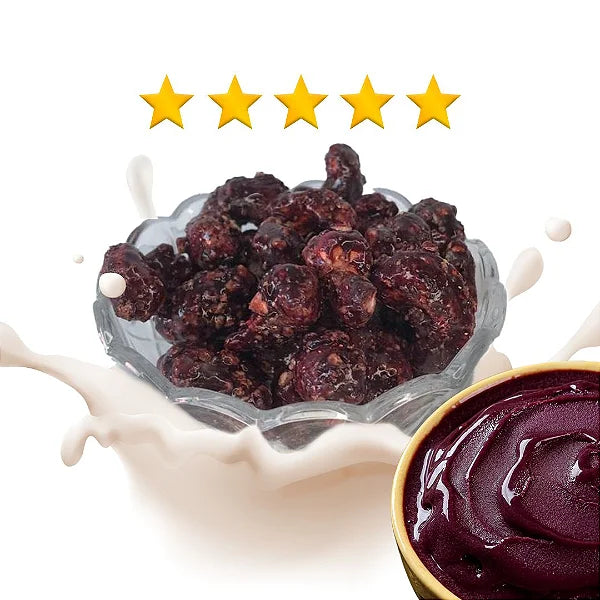 Castanha De Caju Caramelizada Com Açaí - 100G