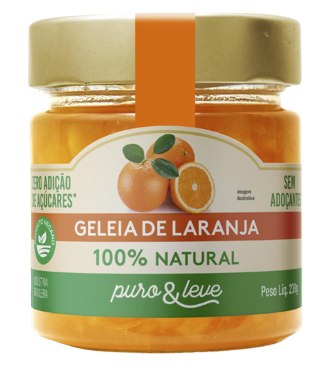 Geleia De Laranja Sem Açúcar - PURO & LEVE - 230G