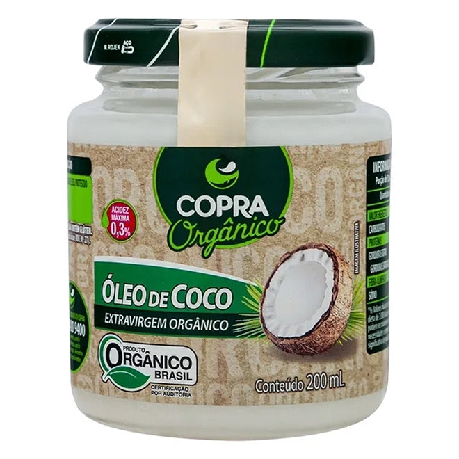 Oléo De Coco Extra Virgem Orgânico - COPRA - 200ML