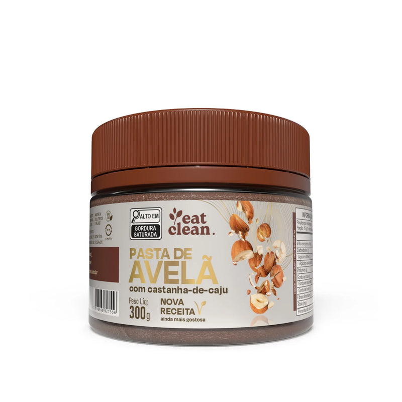 Pasta De Avelã Vegana - EAT CLEAN - 300G