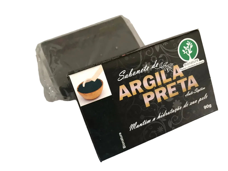 Sabonete Vegetal de Argila Preta - 90g