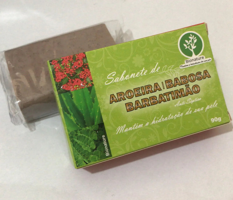 Sabonete Vegetal de Aroeira, Babosa e Barbatimão - 90g