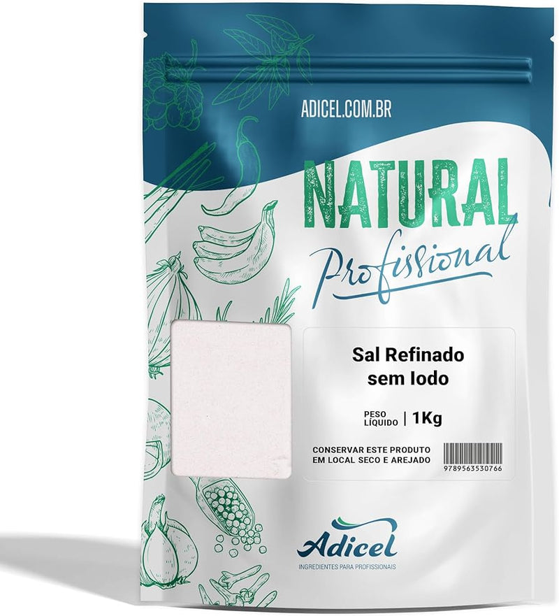 Sal Sem Iodo Natural - 1KG