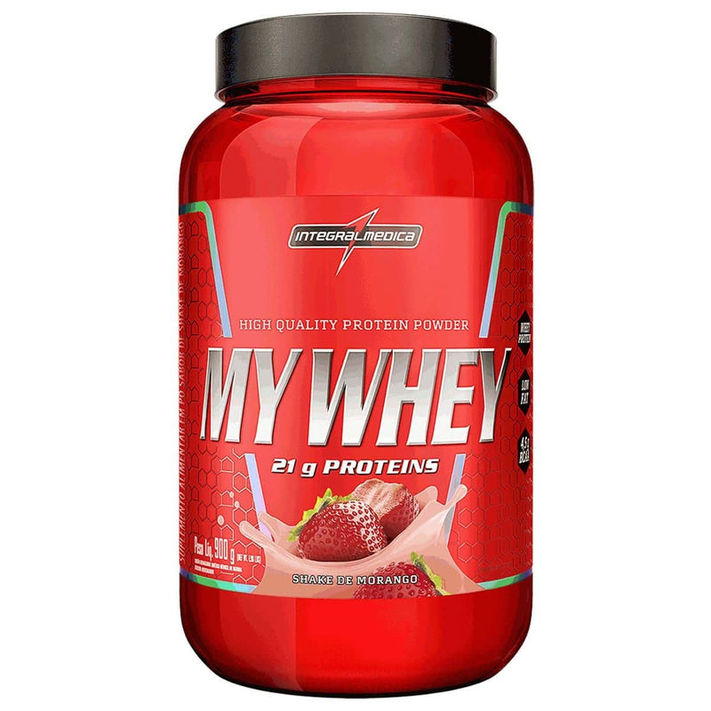 Whey ISO De Morango - INTEGRALMEDICA - 900G